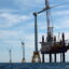 Deepwater Wind installing the first offshore wind farm at Block Island, Rhode Island, August 14, 2016. Credit: Mark Harrington/Newsday RM via Getty Images